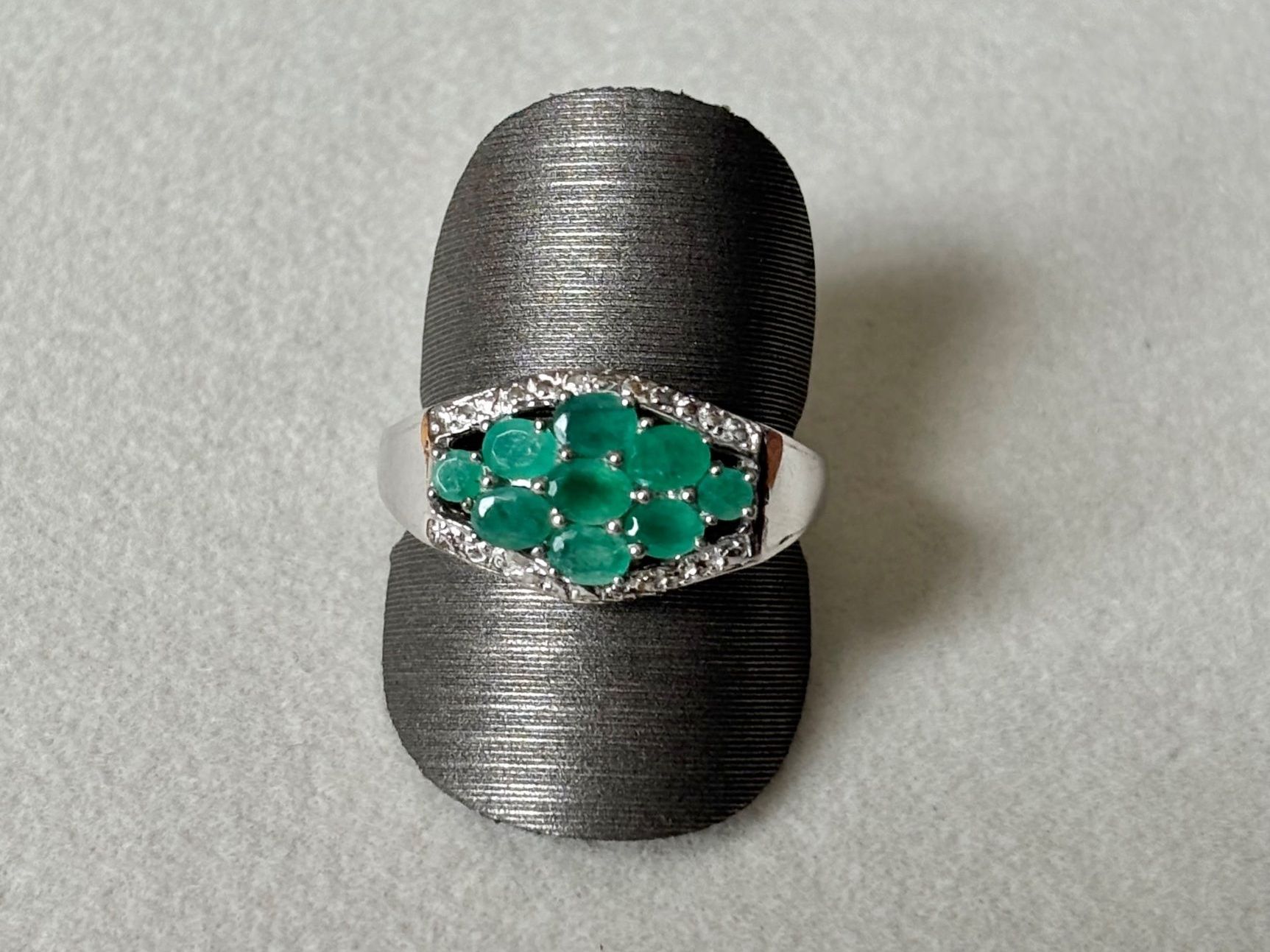 Bagues: Ring Smaragd, Silber 925, Gr. 59 – Neuf (Voir description) à Brugg AG par lau_9rvy 1