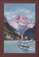 FLÜELEN - Bristenstock - Schiff - 1924