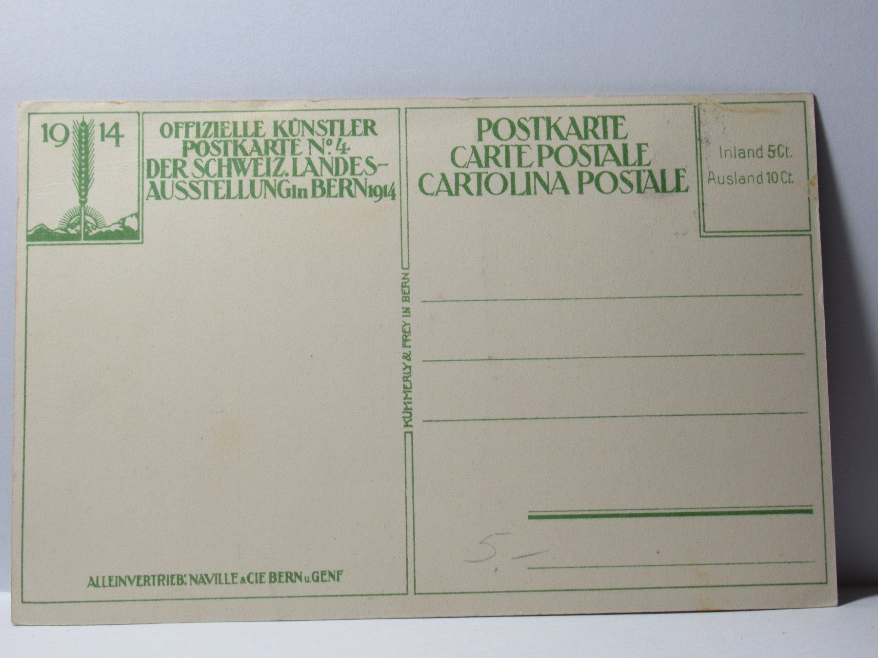 Cartoline postali: Bern , Schweizer  Landesausstellung 1914 – Nuovo (secondo la descrizione) da Grenchen venduto da Bluemchen1900 1