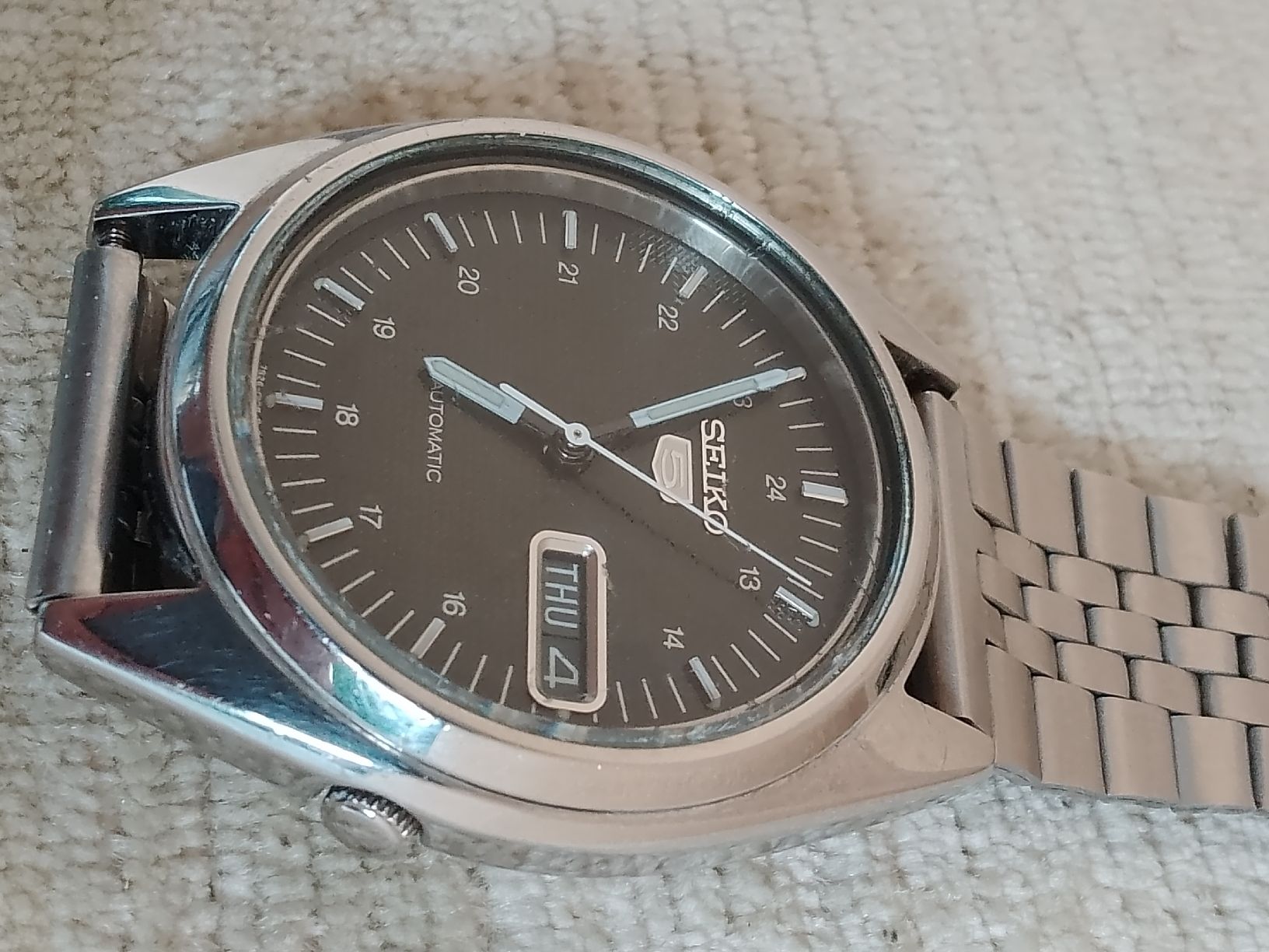 Seiko Orologi: Seiko 5 Automatic Vintage 37mm läuft  – Usato da Agno venduto da sam2608 6