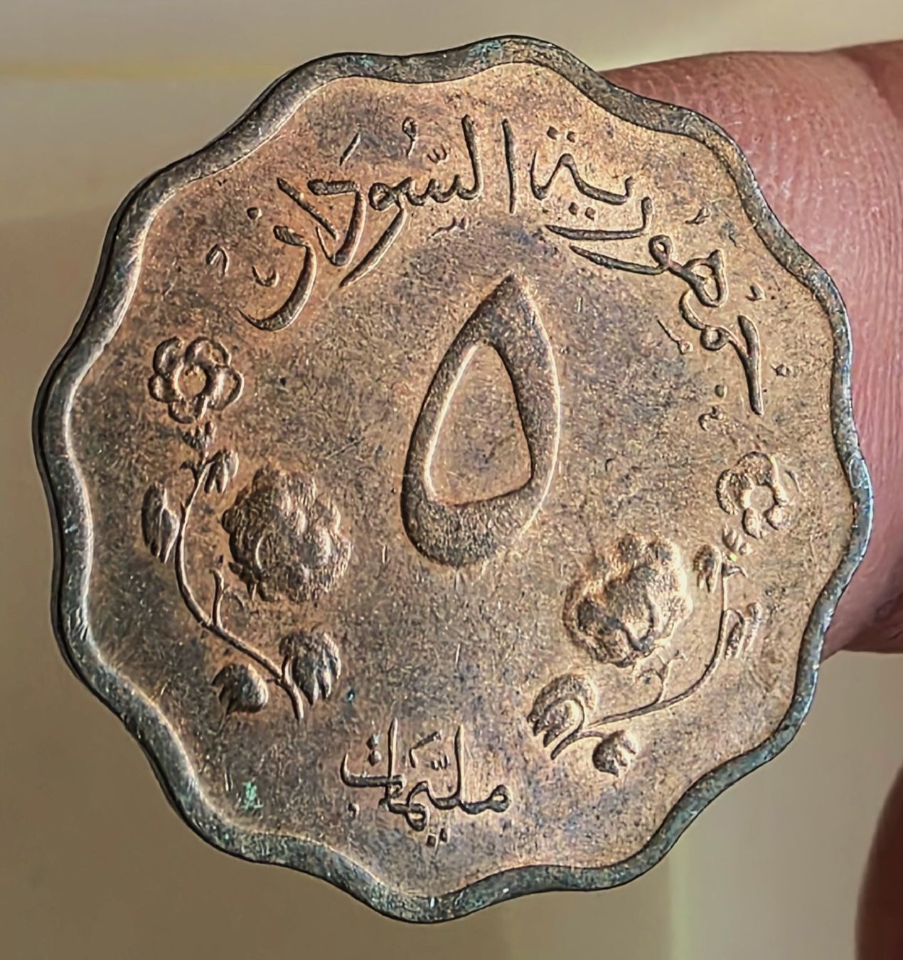 Tutti le monete: SUDAN 5 MILLIEMES 1382/1962 – Usato da Winterthur venduto da Creso70 1