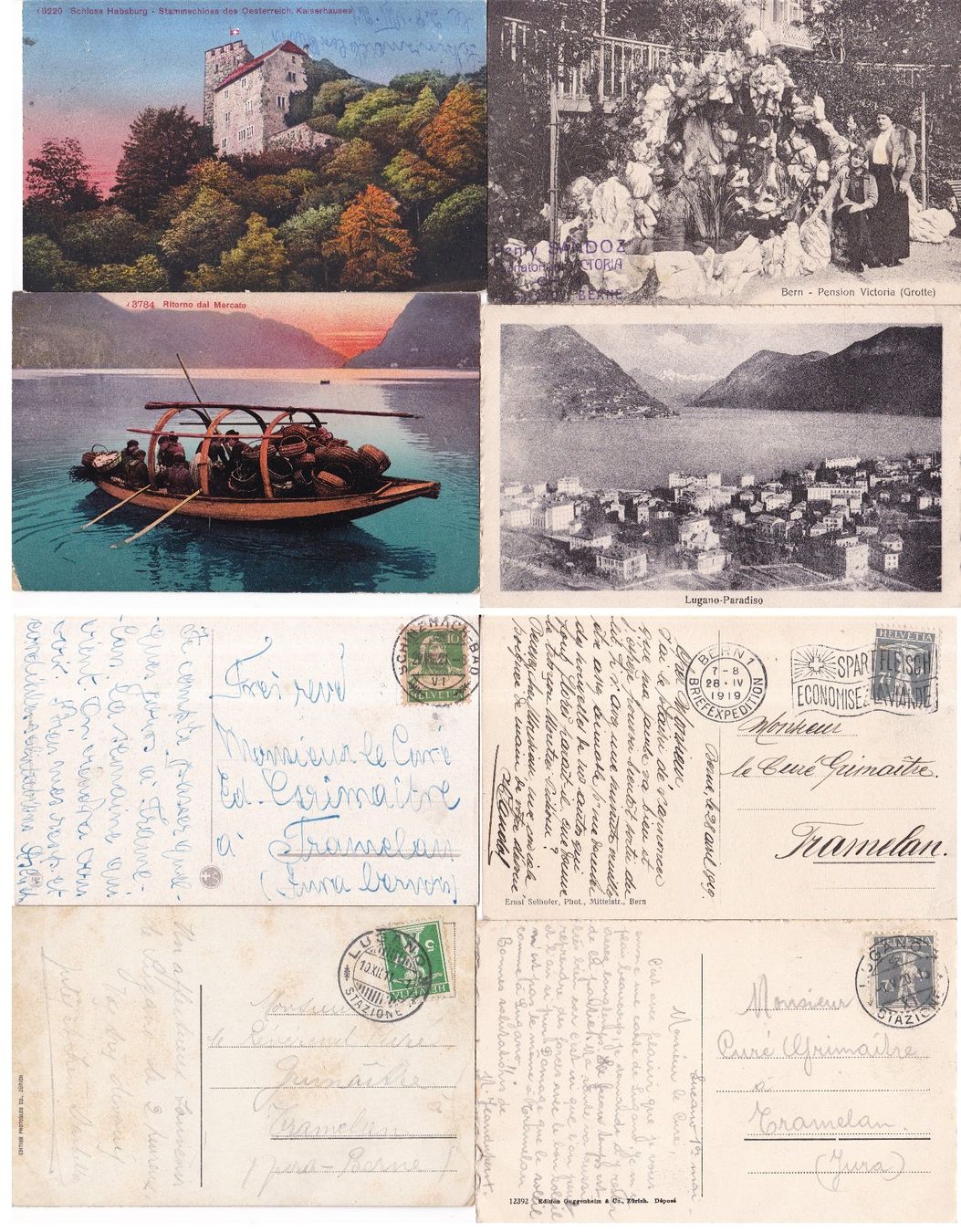 Cartoline postali: 25 Stk. Alte CH Ansichtskarten, Postkarten – Usato da Münchwilen AG venduto da Nesar 1