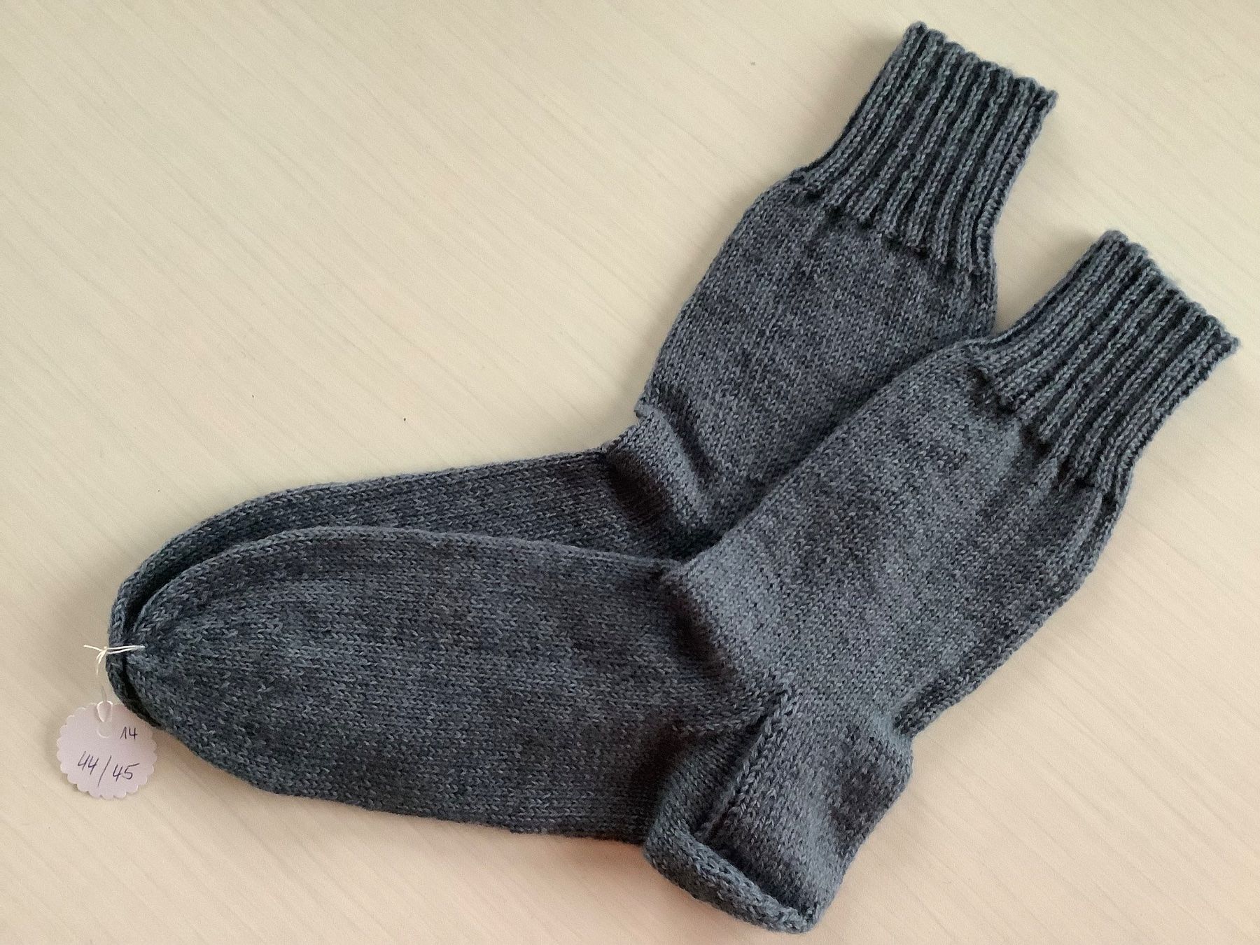 Calze: Handgestrickte Socken Gr. 44/45 – Nuovo (secondo la descrizione) da Lichtensteig venduto da Buemo