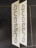 Quattro Schriftzug schwarz orginal Audi