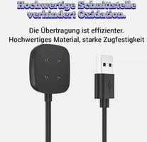 USB Ladekabel Fitbit Versa 3/4/ Sense 1/2 Ladegerät 1Meter