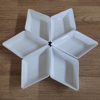 Schalenset Stern*** 6 teilig ,Porzellan