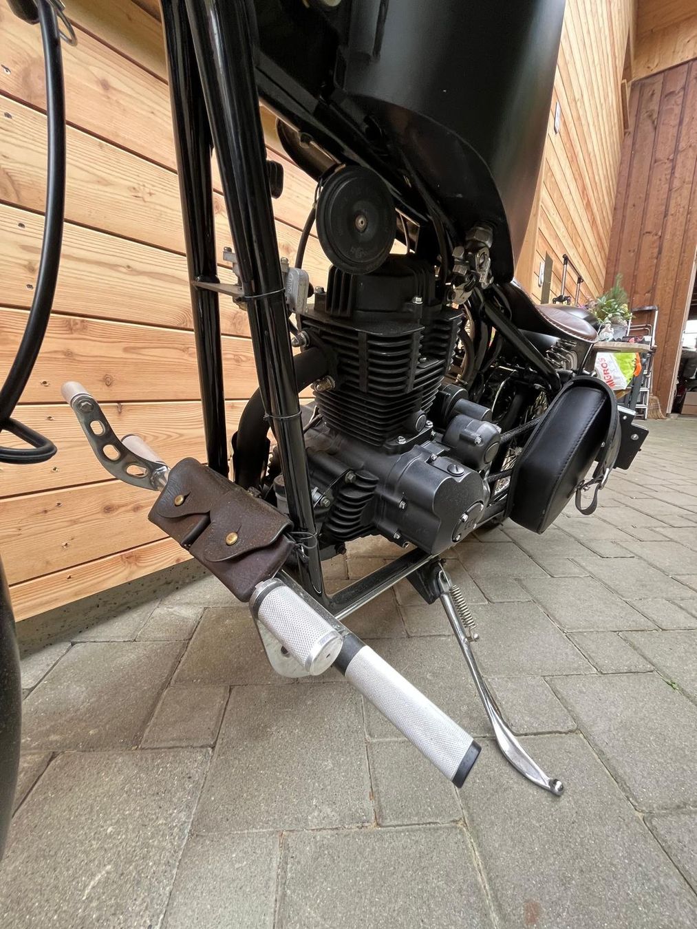 Chopper: Motorrad Chopperumbau Schwarz Neuzustand – Usato da HELGISRIED ROHRBACH venduto da TMS13 4