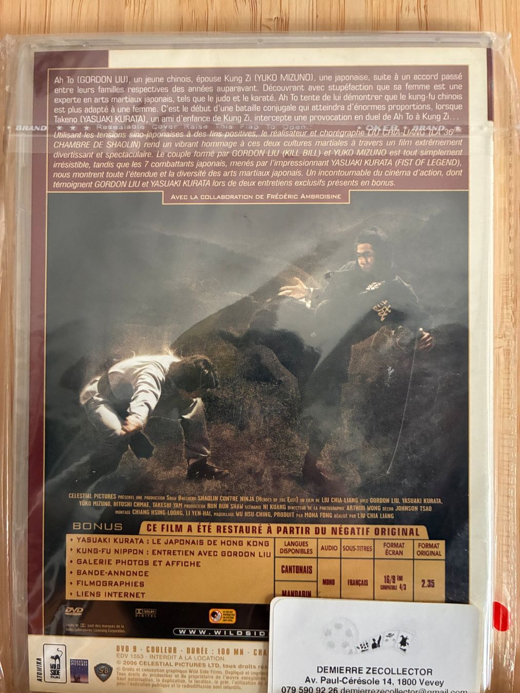 Tutti i DVDs: Shaolin contre ninja (DVD, VOST, Version Pocket) – Usato da Vevey venduto da zecollector 1