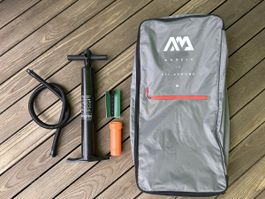 Aqua Marina SUB Tasche Rucksack (neu), Pumpe, Reparaturset