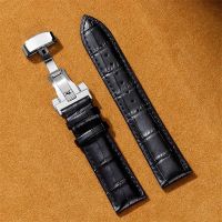 Uhrenarmband Leder schwarz 18 mm Kit / Bracelet montre