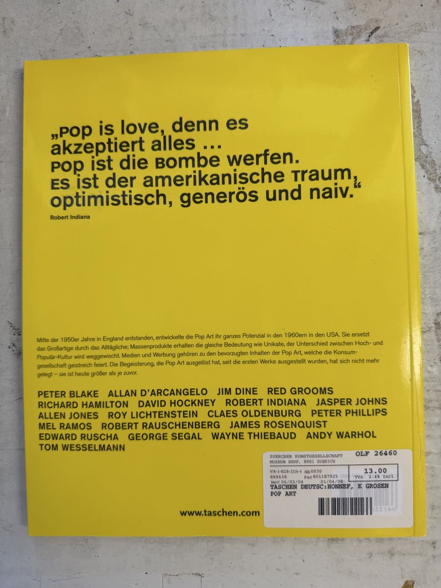 Libri: Pop Art – Usato da Dietikon venduto da Buchantiqdietikon 4