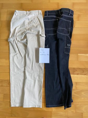 Bershka Cargohosen, 2er Pack, Gr. 32 (ca. 10-12j.)