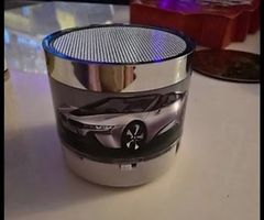 Mini-Bluetooth-Lautsprecher mit LED-Beleuchtung & Auto-Motiv