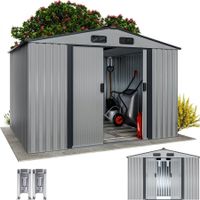 Gartenhaus Gardebruk Stahl Anthrazit 260x205x180cm