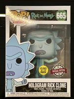 Funko Pop! Hologramm Rick Clone 665 (Glow)