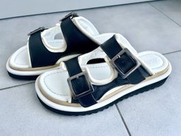 Sandales Marc Cain noir/blanc neuves