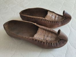 Original Mokassins / antike Schuhe