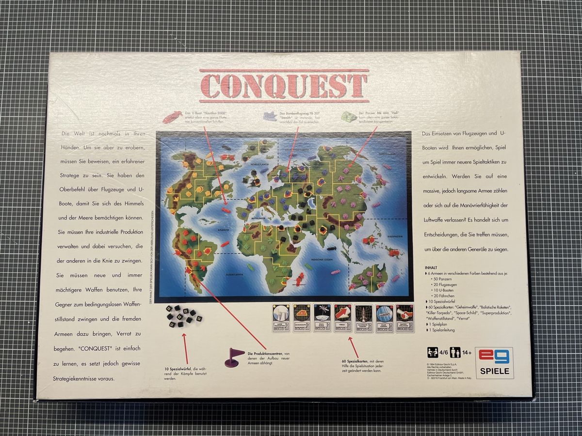 Spiele: Spiel: Conquest – Neu (gemäss Beschreibung) aus Bergdietikon von stefania_88 1