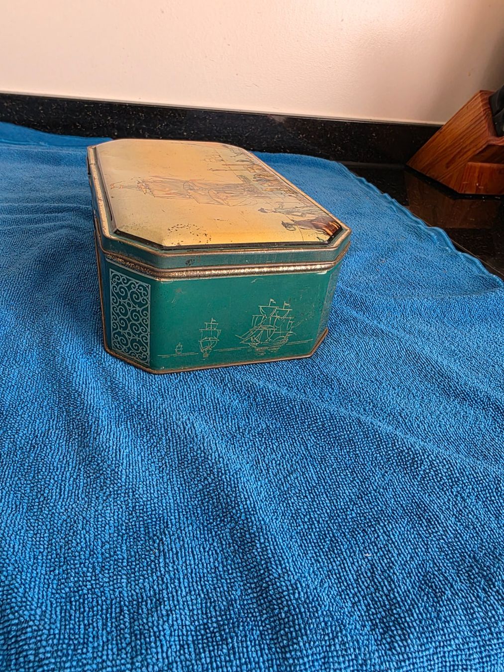 Contenitori & Simili: Alte Vintage Keksdose  Motiv Schiffsflotte – Usato da Villmergen venduto da stier74 3