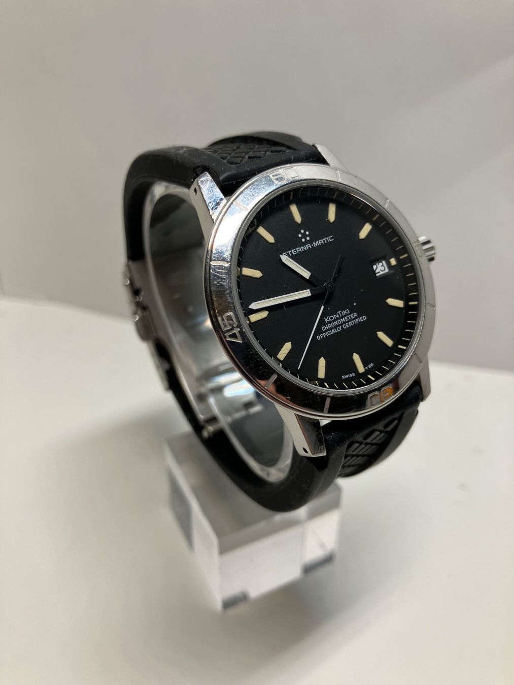 Eterna Orologi: Eterna Kontiki Chronometer 1856 - NEUES Originalwerk – Usato da Rütihof venduto da Kraemerm 1