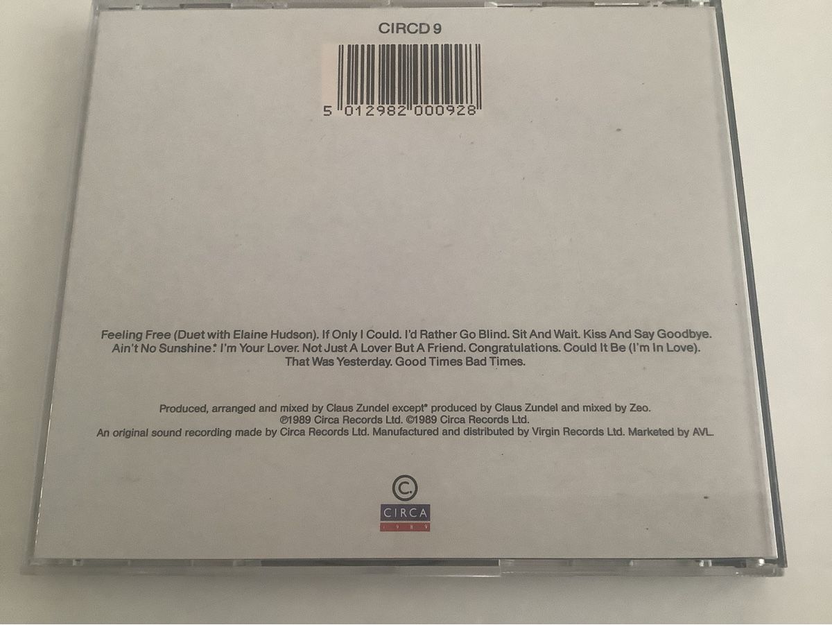 CD: Sydney Youngblood / Feeling Free / 1989 – Usato da Dübendorf venduto da Shreck 1