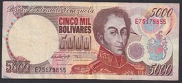 Venezuela 5000 Bolivares 1998