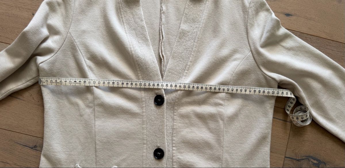 Marc Cain Giacche: Strick-Blazer von Marccain, beige, Gr. 40 – Nuovo (secondo la descrizione) da Liestal venduto da userin1000 5