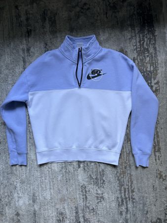 Nike half-zip sweatshirt 100% cotton (size S)