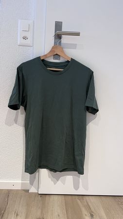 Uniqlo T-Shirt Supima Baumwolle Gruen Groesse L gut