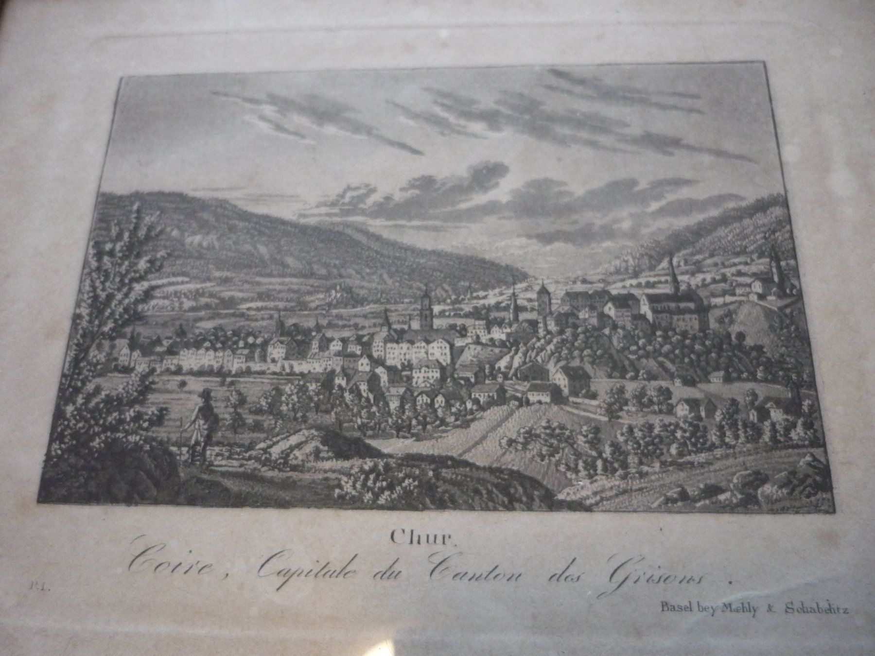 Foto & Immagini: 2 kleine Bild Antik - Chur + Rezüns – Usato da Beringen venduto da Flatretriever 2