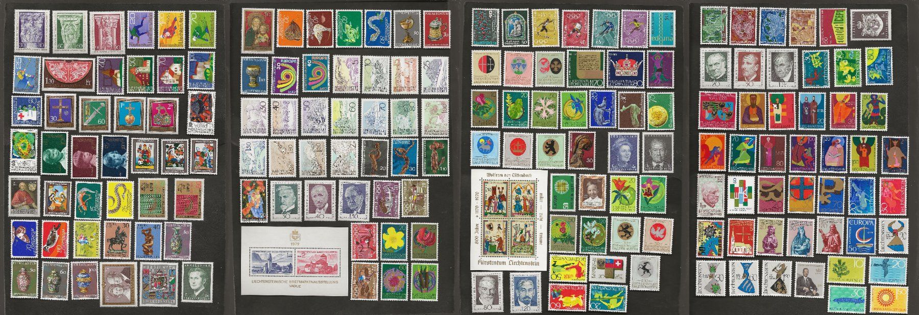 Tous les timbres: Liechtenstein 157 Marken postfrisch – D'occasion à Au ZH par xelagreb01