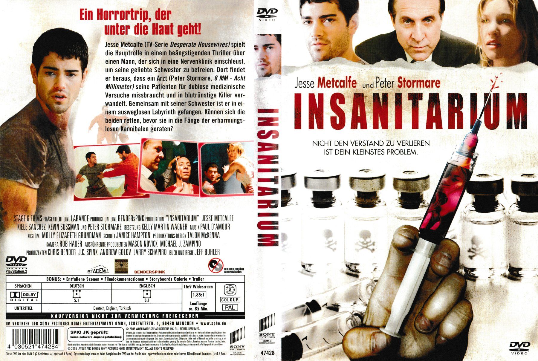 Tutti i DVDs: DVD - Insanitarium – Usato da Langnau am Albis venduto da MediaRescuerKeLoX