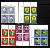 1961, Pro Juventute, Viererblöcke, SBK 20.– **