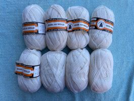Wolle Set: 8 Stk BERNETTA "Seide mit Wolle" 20% Seide