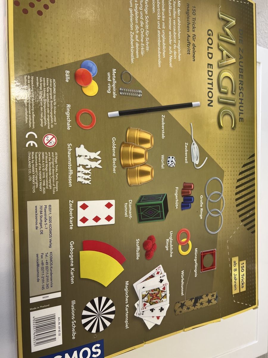 Zauberschule Magic Gold Edition 150 Tricks für Kinder Kaufen auf