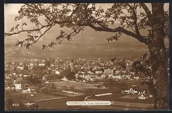 Cartes postales: AK Yverdon, Vue Générale – D'occasion à Berlin par bartko-reher
