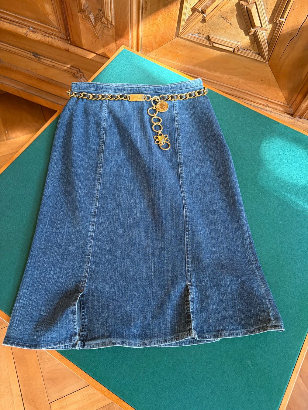 Madeleine Gonne: MADELEINE Jeansrock Größe: 36DE Farbe: Hellblau – Usato da Interlaken venduto da Bona55 3