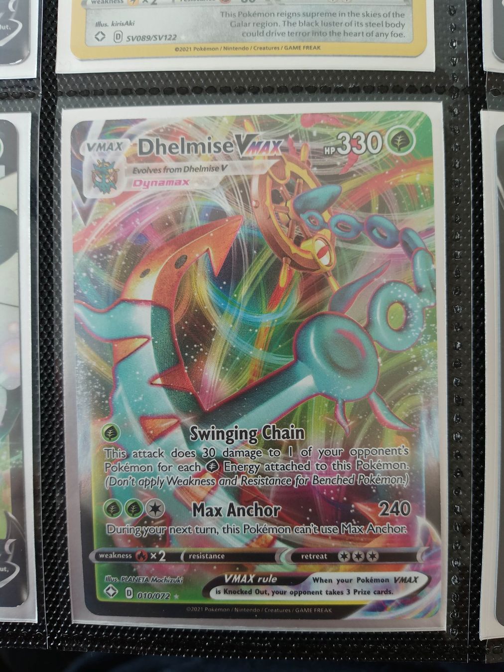 Pokémon Carte collezionabili: Dhelmise Vmax - Pokemon Englisch – Usato da Altstätten SG venduto da GGsGameshop