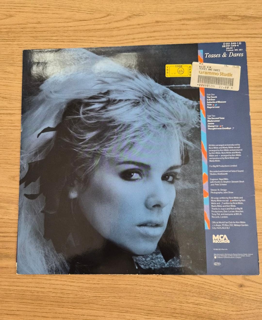 Dischi in vinile: Schallplatte / LP Kim Wilde "Teases & Dares" 1984 – Usato da Dielsdorf venduto da Haesi0 1