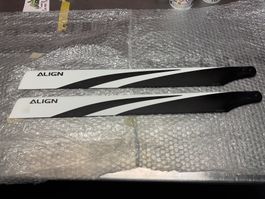 Align Rotorblätter 550mm bohrung 4mm Blattaufnahme 12mm
