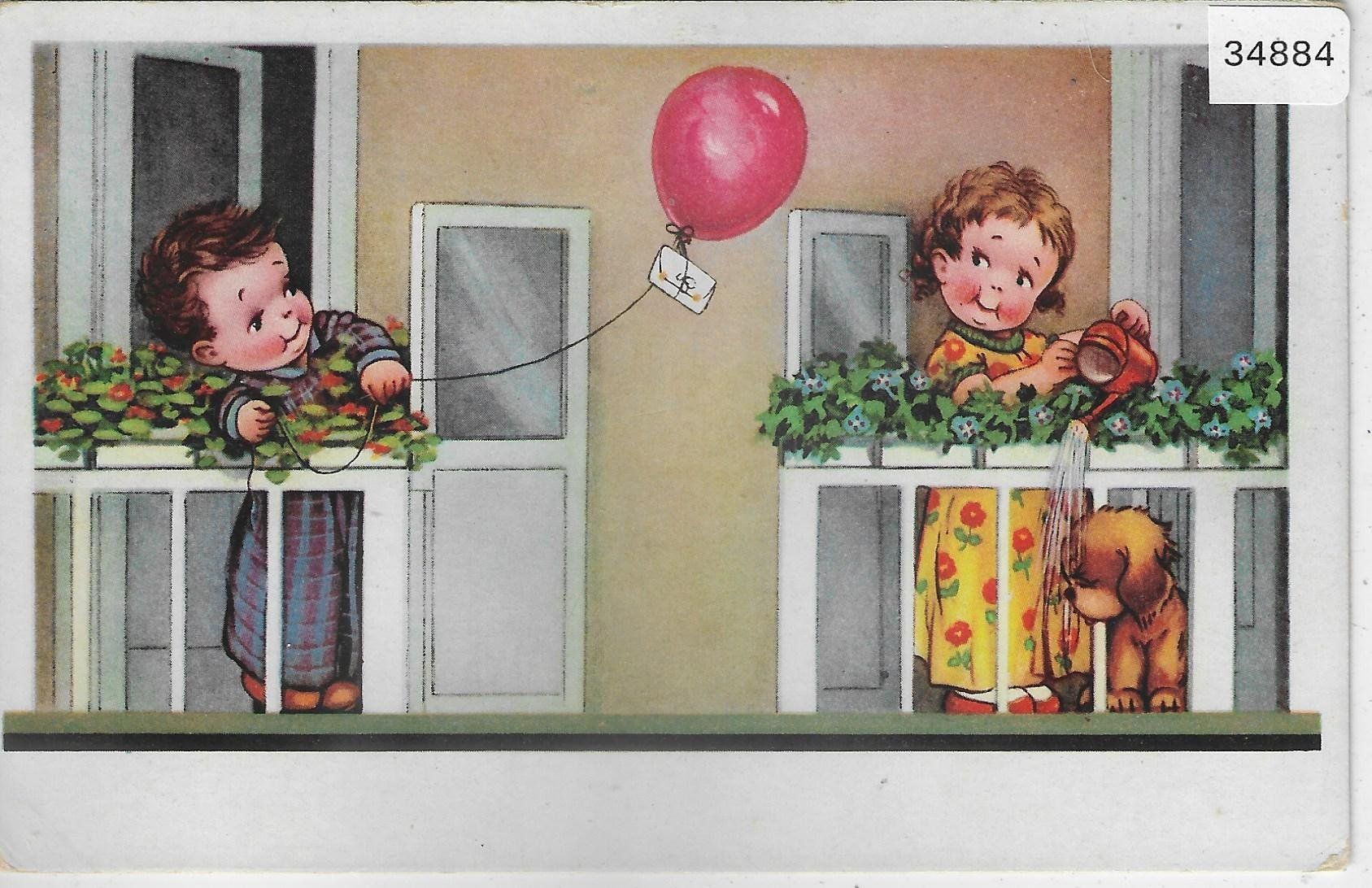 Cartoline postali: Der Liebesballon - – Usato da Ettingen venduto da Kartenplanet