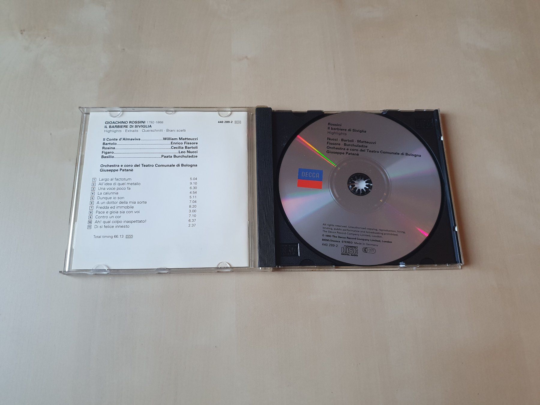 CD: Il Barbiere di Siviglia – Usato da Stansstad venduto da collectorsshop 2