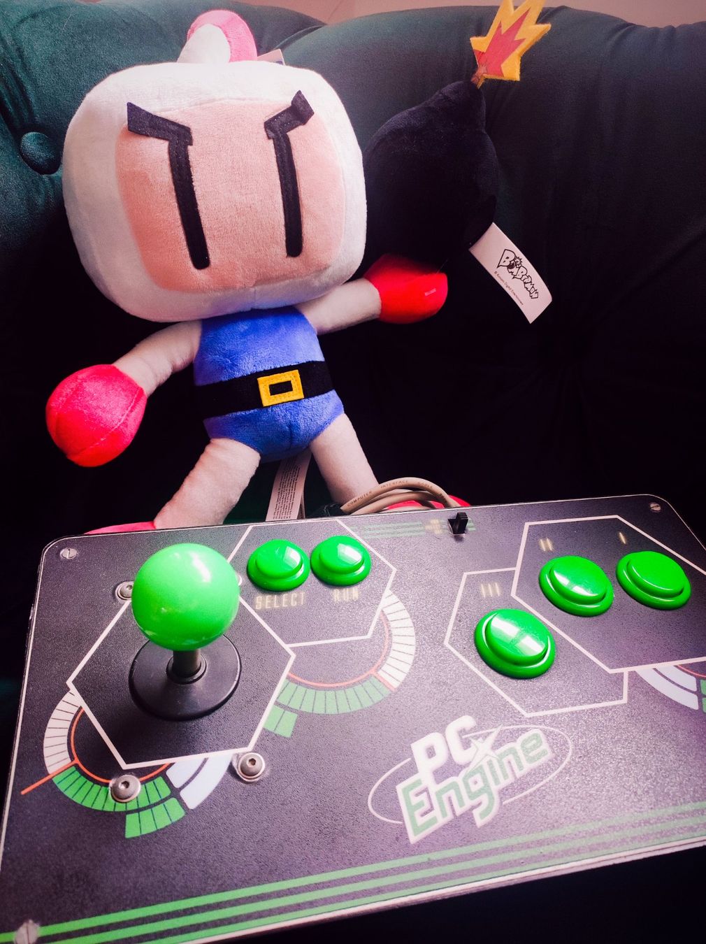 Spiele: PC Engine Arcade Stick Einzelstück - Selfmade - Mit Turbos – Gebraucht aus Mülligen von DonRidone 1