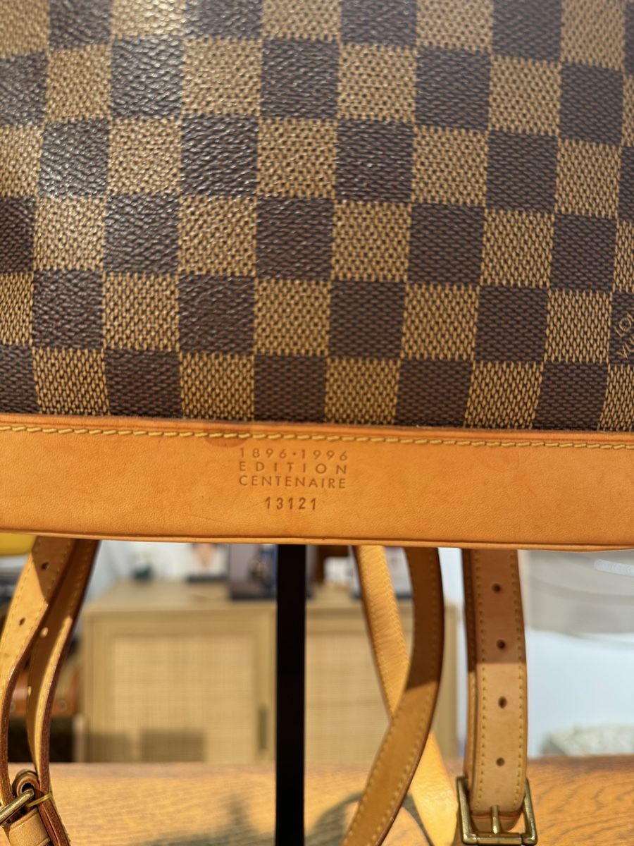 Louis Vuitton Zaini: Louis Vuitton Damier Ébène 100e Anniversaire Arlequin – Usato da Granges-de-Vesin venduto da Assyd 2