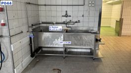 Grosses Gastro CNS Doppel Becken (Tief)