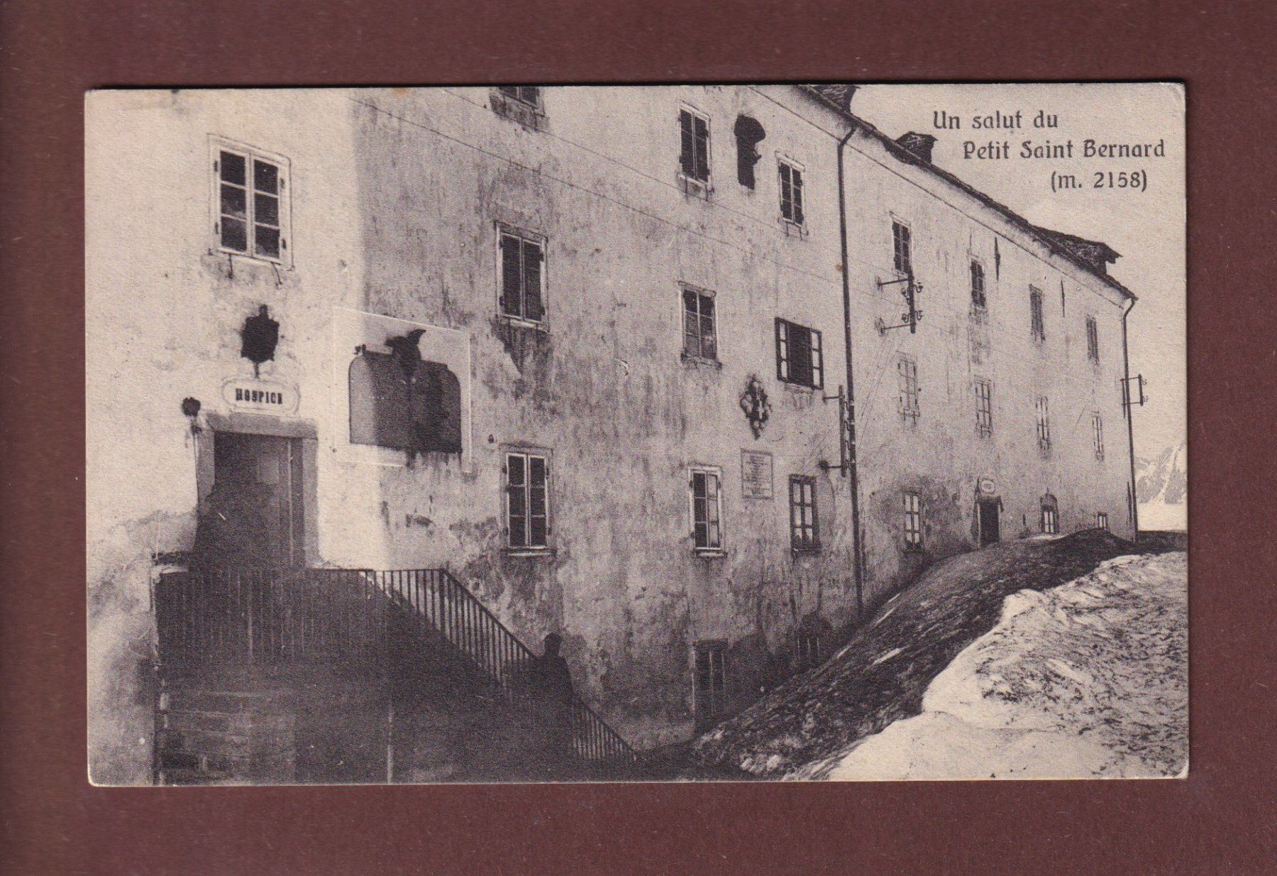 Cartoline postali: Un salut du PETIT-SSAINT-BERNARD – Usato da Pully venduto da nicecards-shop
