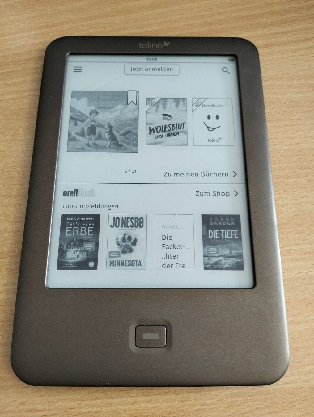 Tolino Tablet PC: E-Reader Tolino Shine 1 - gebraucht – Gebraucht aus Ittigen von Izzmir 1