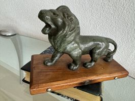 🔥 Antik Messing Bronze Löwe Figur Original Alt Massiv