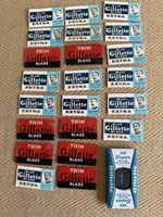 Konvolut Vintage Rasierklingen GILLETTE