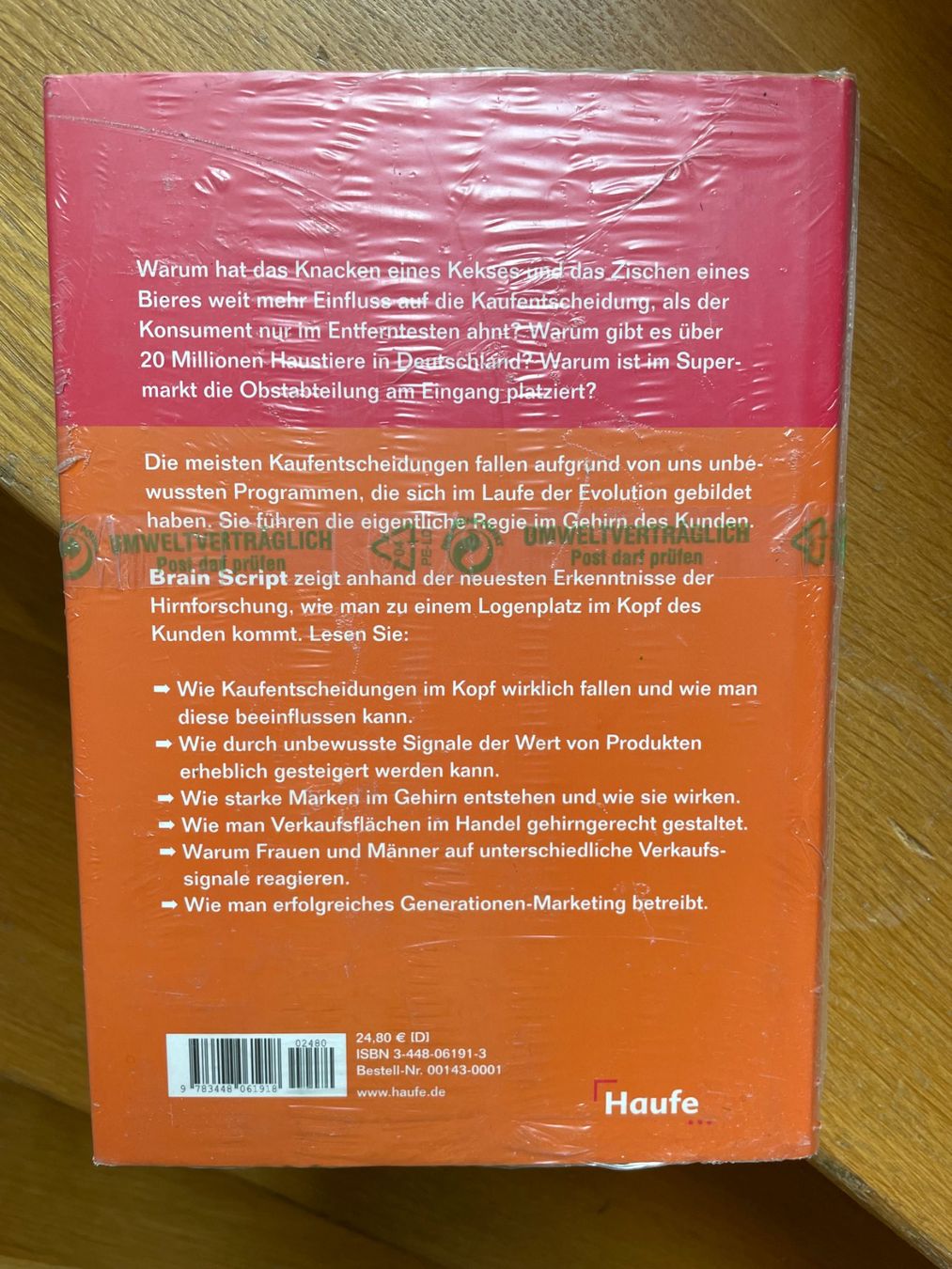 Livres: Brain Script, Wissensbuch aus der Hirnforschung – Neuf avec emballage d'origine à Aesch ZH par 19fish58blue 1